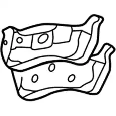 колодки дисковые торм. перед. Jeep 05093183AB