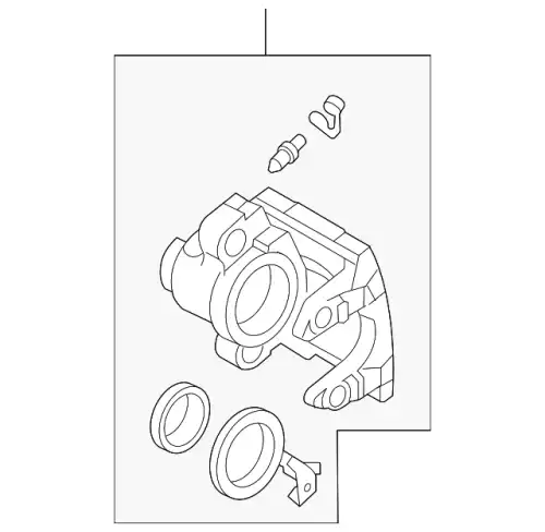 Тормозной суппорт LR010418 LAND ROVER