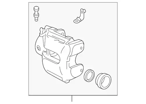 Тормозной суппорт LR015569 LAND ROVER