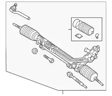 Рулевой механизм LR005939 LAND ROVER
