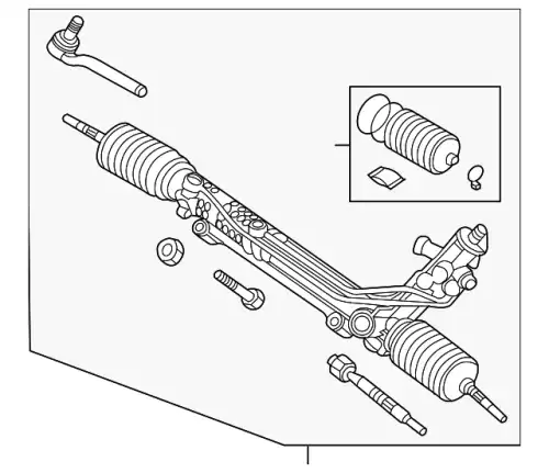 Рулевой механизм LR005939 LAND ROVER