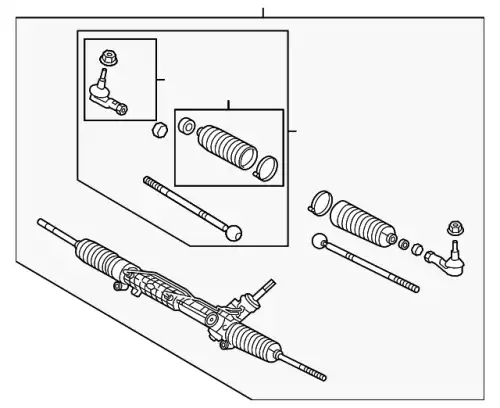 рулевой механизм LR013786 LAND ROVER