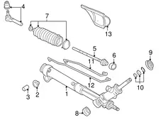 Рулевая рейка OPEL 26065144