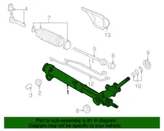 Рулевая рейка OPEL 26053458