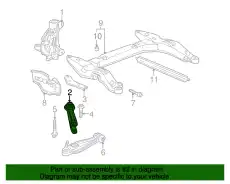 Рычаг подвески PORSCHE 99634104303
