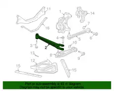 Рычаг подвески PORSCHE 98633104306