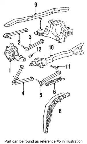 Рычаг подвески PORSCHE 99333104301