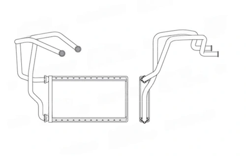 Радиатор печки SRLINE 38X2N8-1