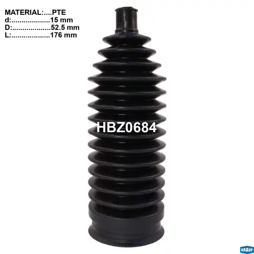 Пыльник рулевой рейки HBZ0684 KRAUF