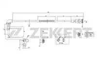Датчик ABS ZEKKERT SE6121