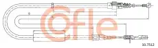 Трос ручного тормоза COFLE 92.10.7512