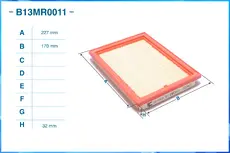 Фильтр воздушный CWORKS B13MR0011
