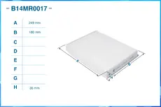 Салонный фильтр CWORKS B14MR0017