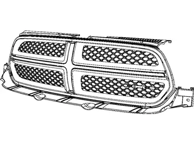 Решетка радиатора DODGE 55079364AJ