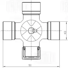 Крестовина кардана TRIALLI CC 774