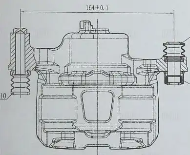 Суппорт тормозной TRIALLI CF 084703