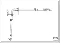 Brake Hose 49106750 CORTECO