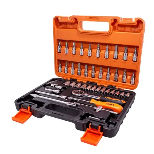 Набор инструмента 46пр. 1/4''(6-гран.)(4-14мм) 51107 ISMA