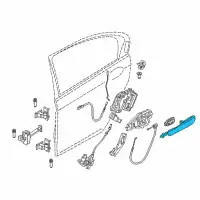 Ручка двери BMW 51 21 7 443 062