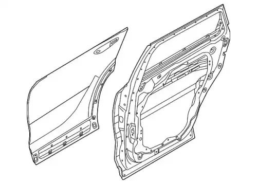 Двepь 77003P2000 HYUNDAI