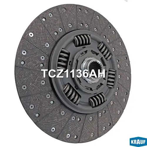 Диск сцепления KRAUF TCZ1136AH