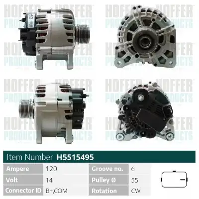 Генератор HOFFER H5515495