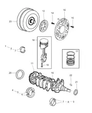 Болт 06508307AA FIAT