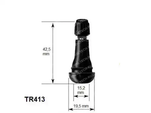 вентиль колеса TECH TR413 TECH-AS