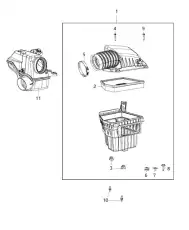 Фильтр воздушный FIAT 68214516AA