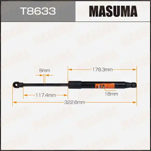 Амортизатор капота MASUMA T8633
