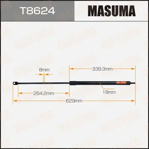 Амортизатор капота MASUMA T8624