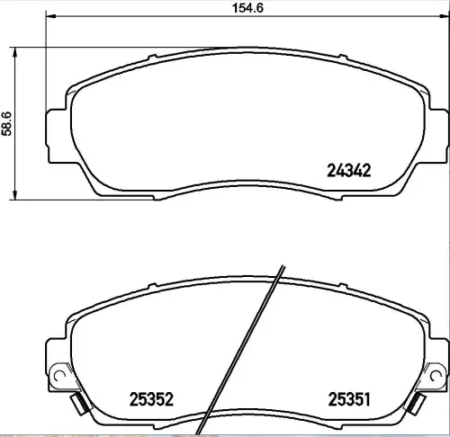 Колодки HAVAL F7 KTD075 VVV