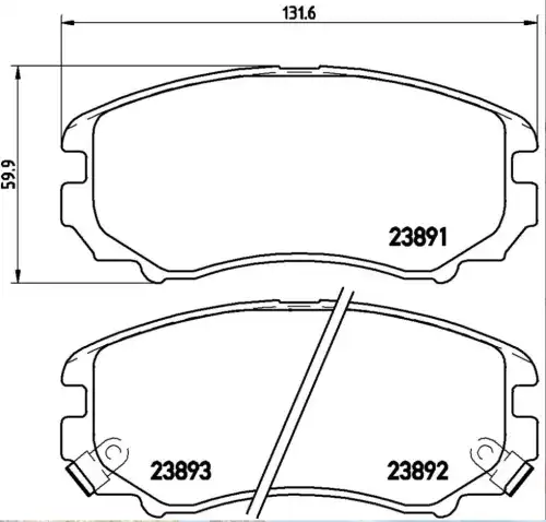 Колодки CHANGAN CS35 KTD034 VVV