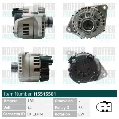 Генератор HOFFER H5515501