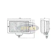 Фара противотуманная AYFAR SL 2221-1