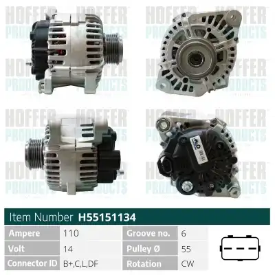 Генератор HOFFER H55151134