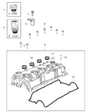 Прокладка ГБЦ DODGE 68120413AA