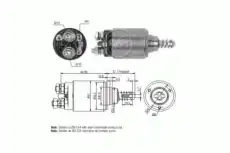 реле втягивающее!\ Fiat Ducato 2.4/2.5D <94 ZM544 ERA