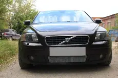 Защита радиатора Volvo S40 II 2003-2007 chrome VS40.CHROME STRELKA11