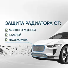 Защита радиатора Volvo S40 II 2003-2007 chrome VS40.CHROME STRELKA11