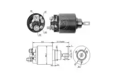 реле втягивающее!\ Audi 80/100, VW Golf/Passat/Jetta, MB W123/W126 0.8-5.0 12V <87 ZM571 ERA