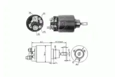 реле втягивающее!\ Audi 80/100, VW Golf/Passat/Jetta, MB W123/W126 0.8-5.0 12V <87 ZM2-571 ERA