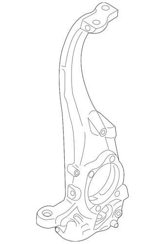 Кулак поворотный VAG 95B407254F