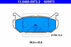 Тормозные колодки дисковые ATE 13.0460-5973.2