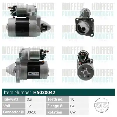 Стартер HOFFER H5030042