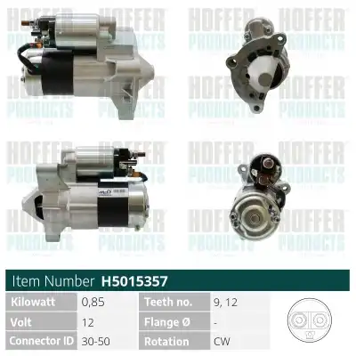 Стартер HOFFER H5015357