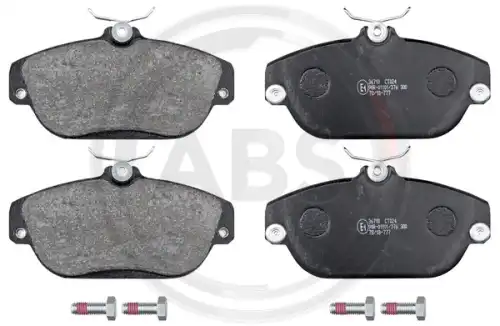 Тормозные колодки дисковые передняя ось A.B.S. 36710