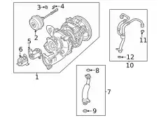 Компрессор, наддув 0P2145701H VAG