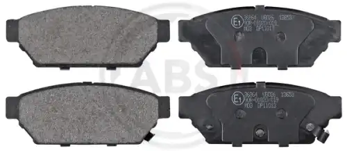 Тормозные колодки дисковые задняя ось A.B.S. 36864