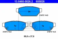 Тормозные колодки дисковые ATE 13.0460-5826.2